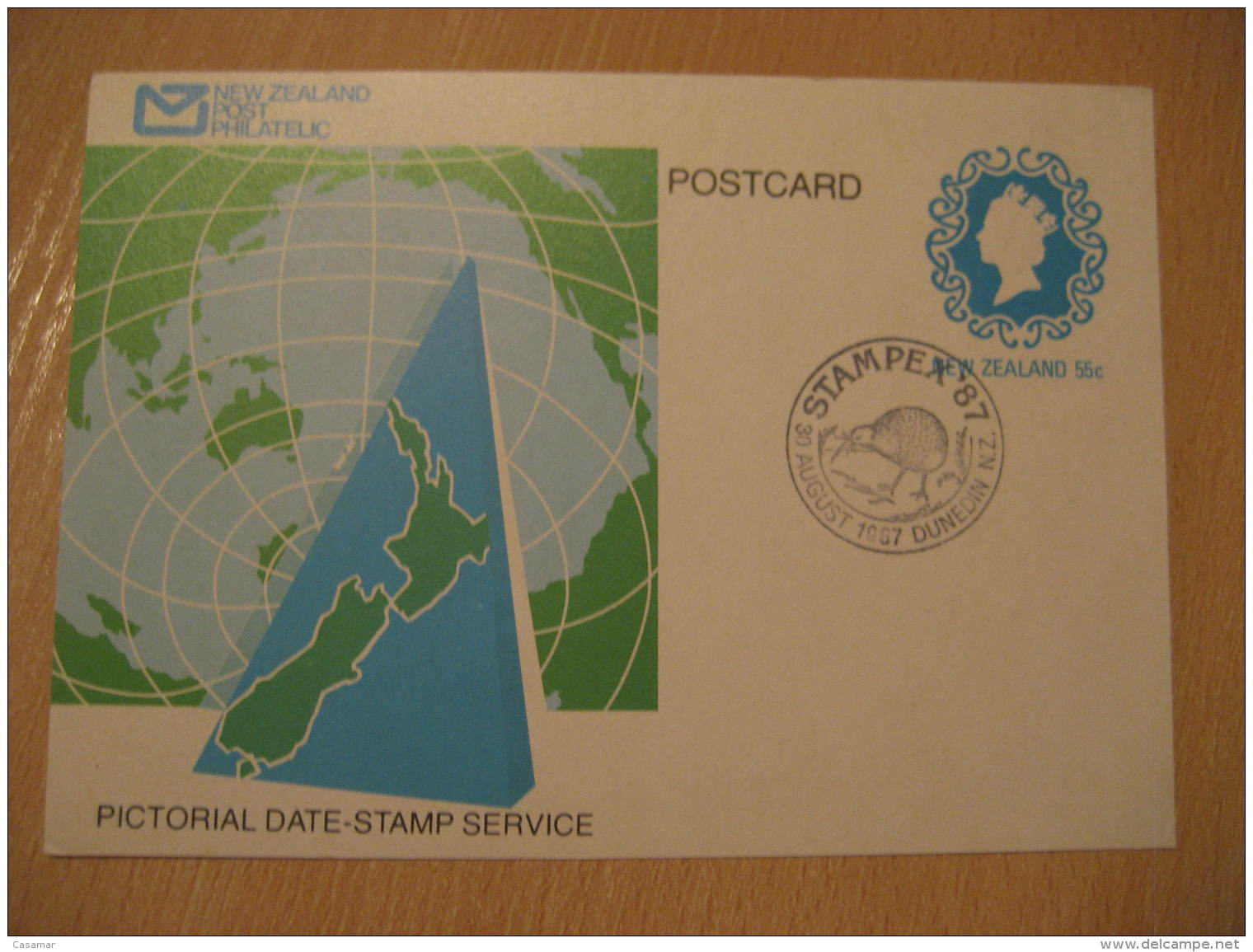 KIWI KIWIS Dunedin 1987 Cancel Card New Zealand - Kiwi