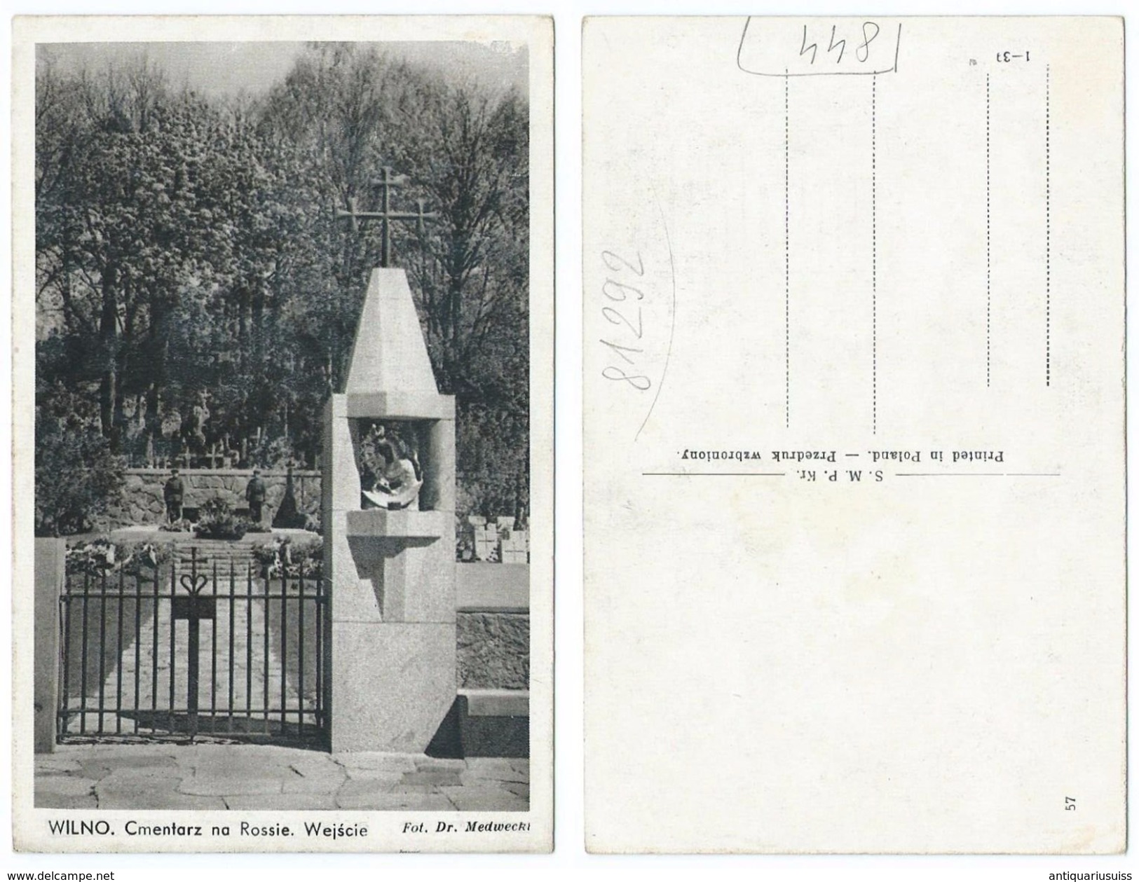 Wilno - Cmentarz Na Rossie - Vilnius - Wilno - &#x412;&#x438;&#x43B;&#x44C;&#x43D;&#x44E;&#x441;/Wilnjus - Wilna - Autres & Non Classés