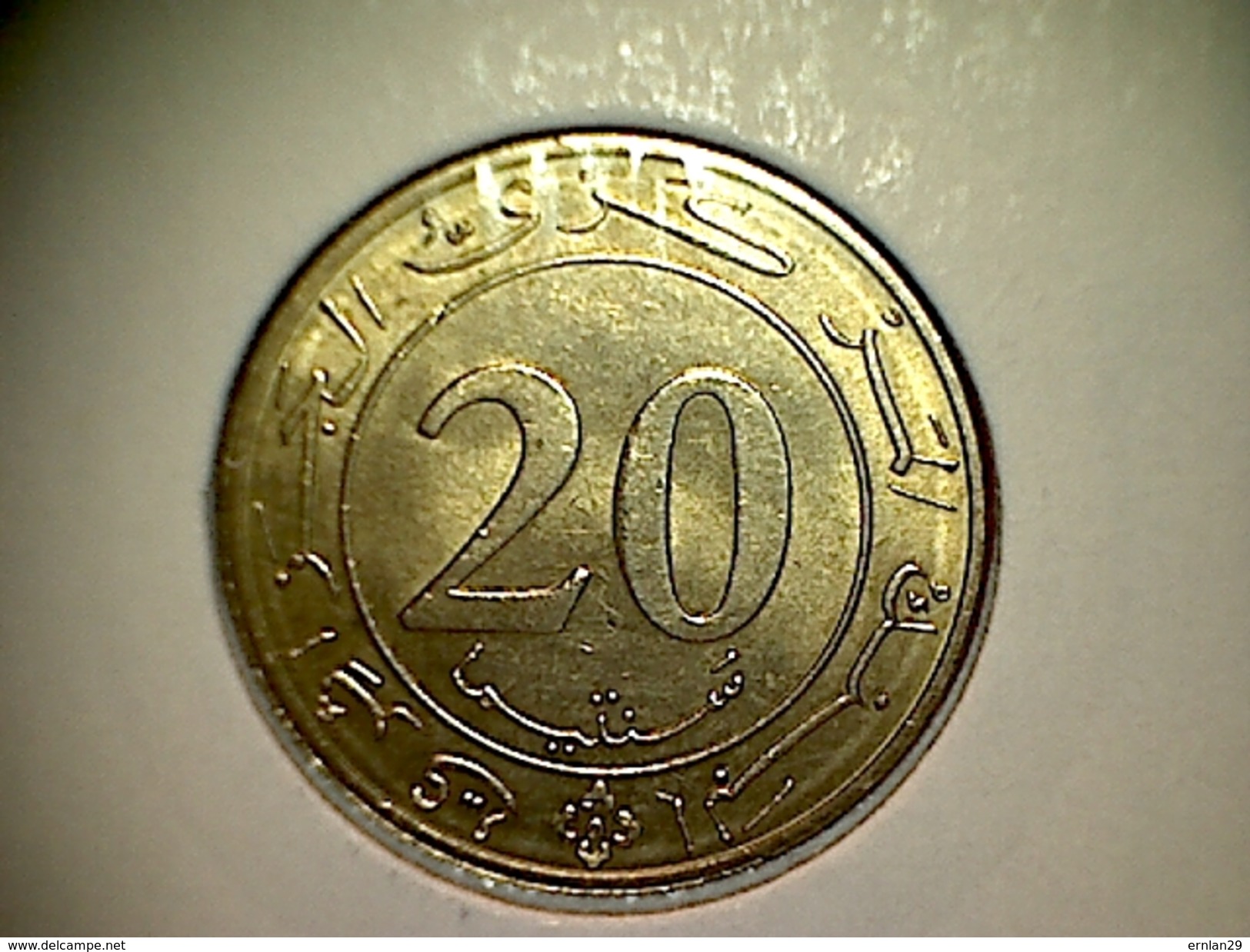 Algerie 20 Centimes 1987 - Argelia