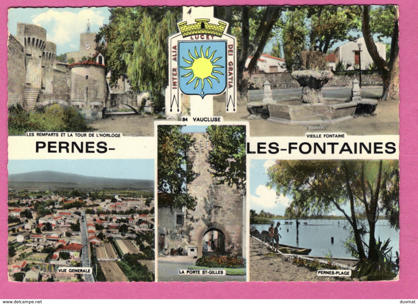 84 Vaucluse  Pernes Les Fontaines   Carte Multivues - Pernes Les Fontaines