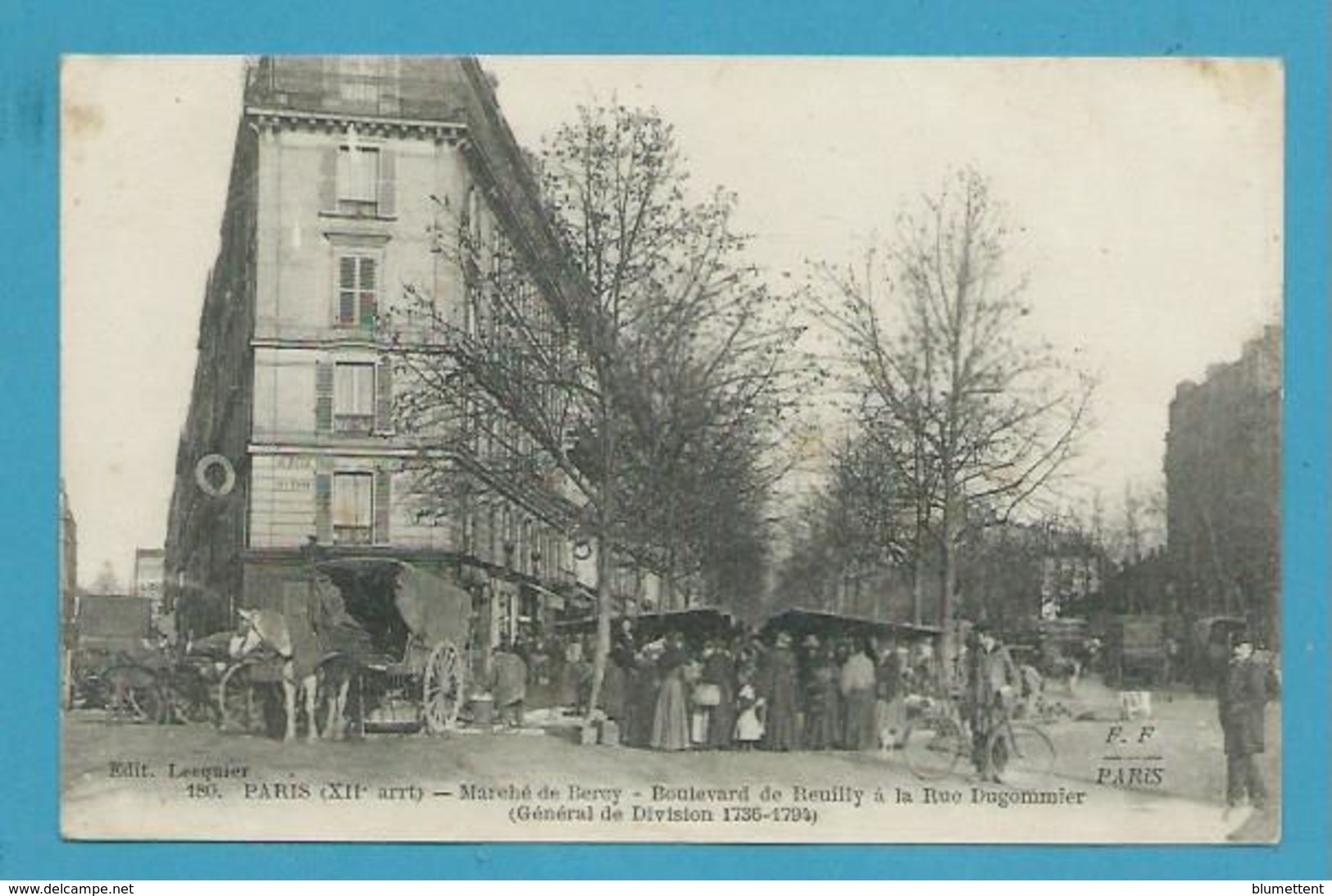 CPA180 -  Marché De Bercy Boulevard De Reuilly à La Rue Dugommier PARIS XIIème Editeur FLEURY - Distrito: 12