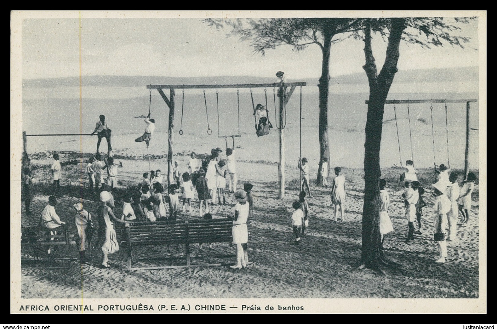 CHINDE - Praia De Banhos. ( Ed. Santos Rufino Nº J/8) Carte Postale - Mozambique