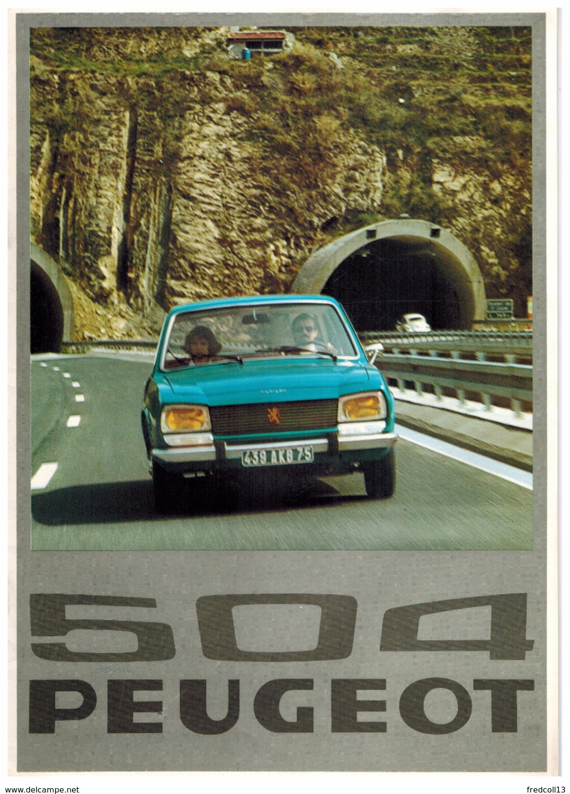 PEUGEOT 504 CATALOGUE 12 PAGES 1976 Format A4 FRANCE - Publicités