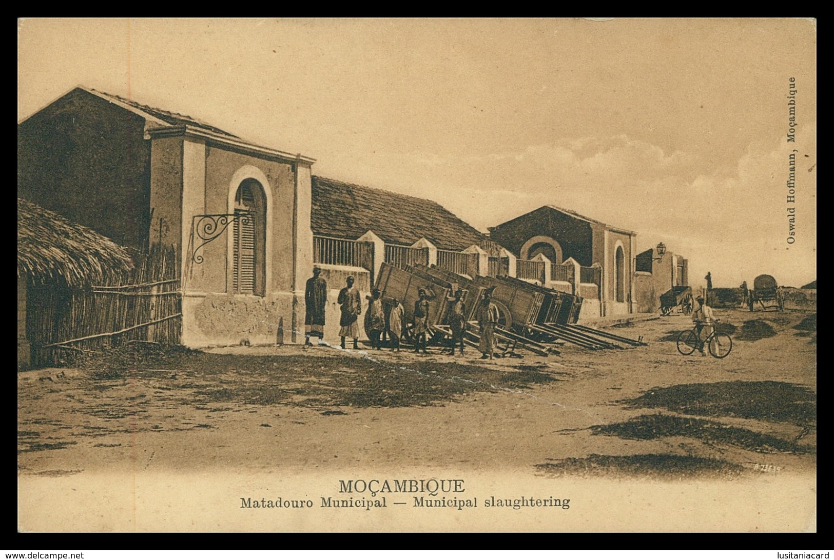 ILHA DE MOÇAMBIQUE - Matadouro Municipal.  ( Ed. Oswald Hoffman) Carte Postale - Mozambique