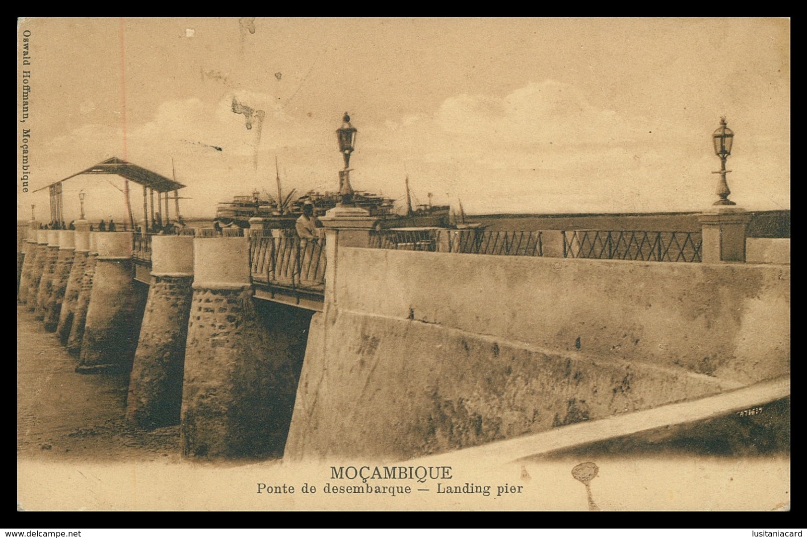 ILHA DE MOÇAMBIQUE - Ponte De Desembarque. ( Ed.Oswald Hoffman) Carte Postale - Mozambique