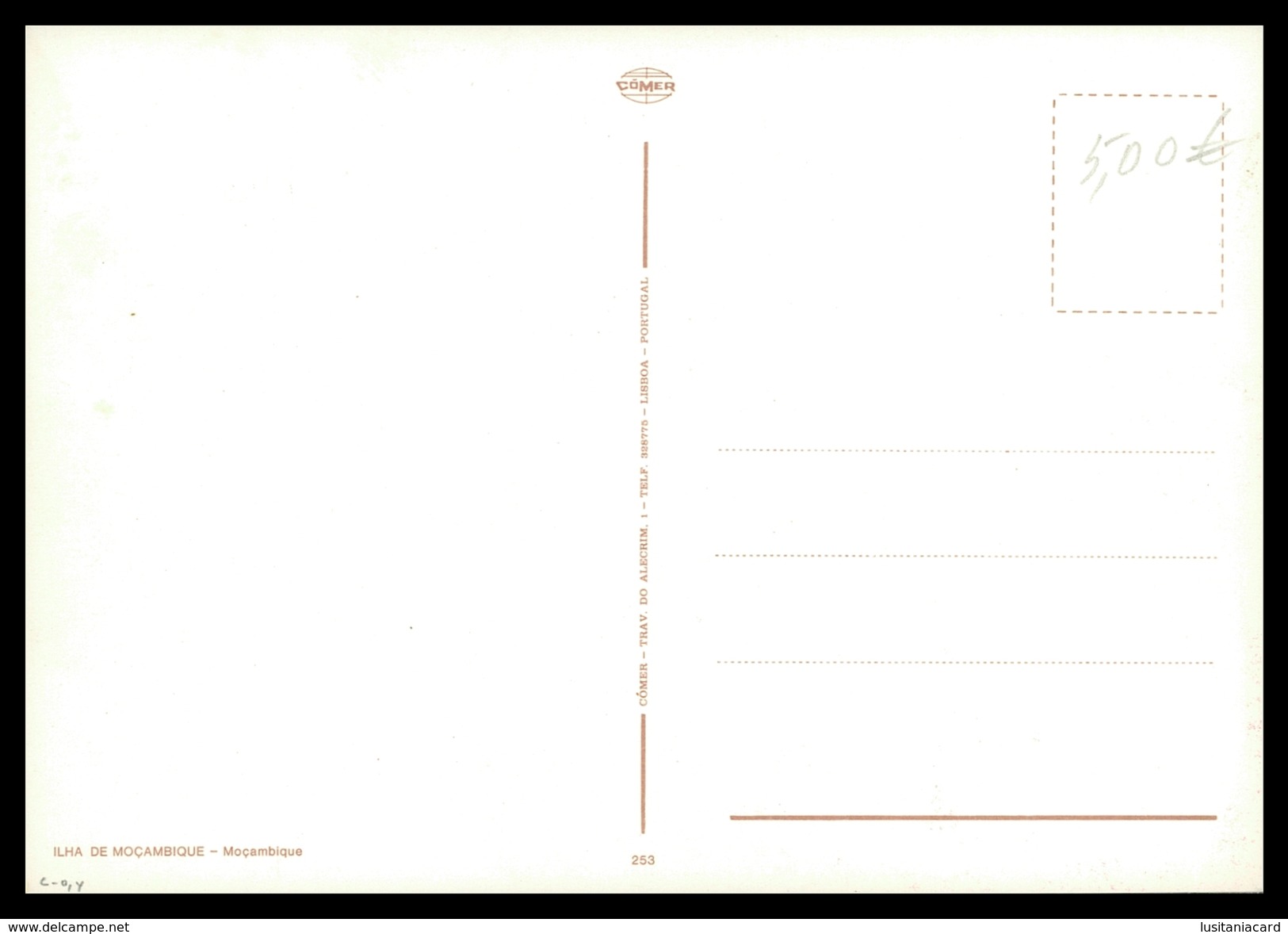 ILHA DE MOÇAMBIQUE - ( Ed. Cômer Nº 252)  Carte Postale - Mosambik