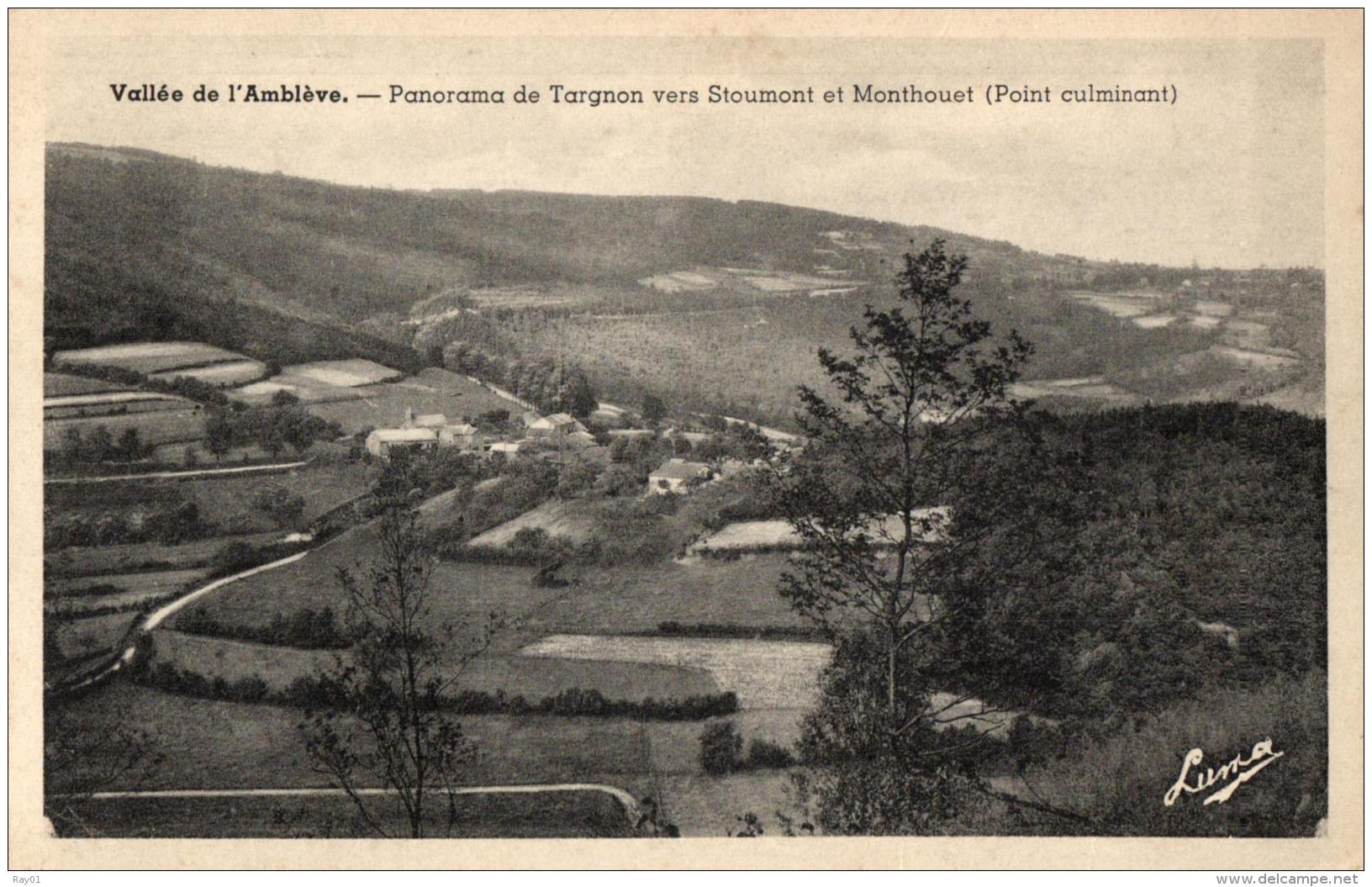 BELGIQUE - LIEGE - STOUMONT - TARGNON - Vallée De L'Amblève - Panorama Vers Stoumont Et Monthouet (point Culminant). - Stoumont