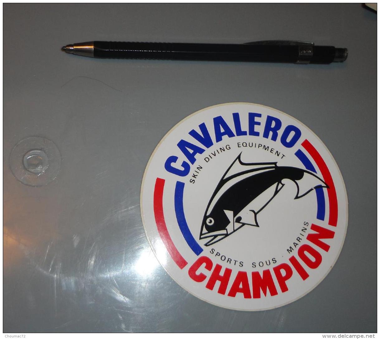 Autocollant 051, Sport Plongée Sous Marine Cabalero Champion - Stickers