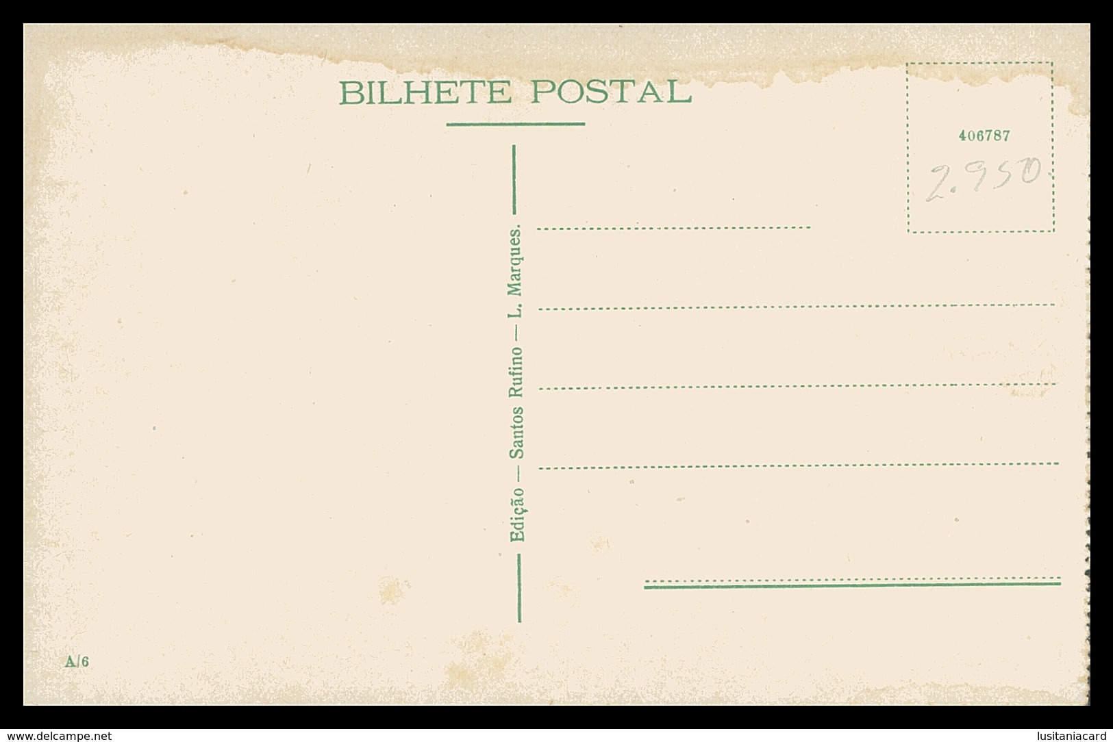 LOURENÇO MARQUES - Repartição De Obras Publicas ( Ed. Santos Rufino Nº A/6) Carte Postale - Mozambique