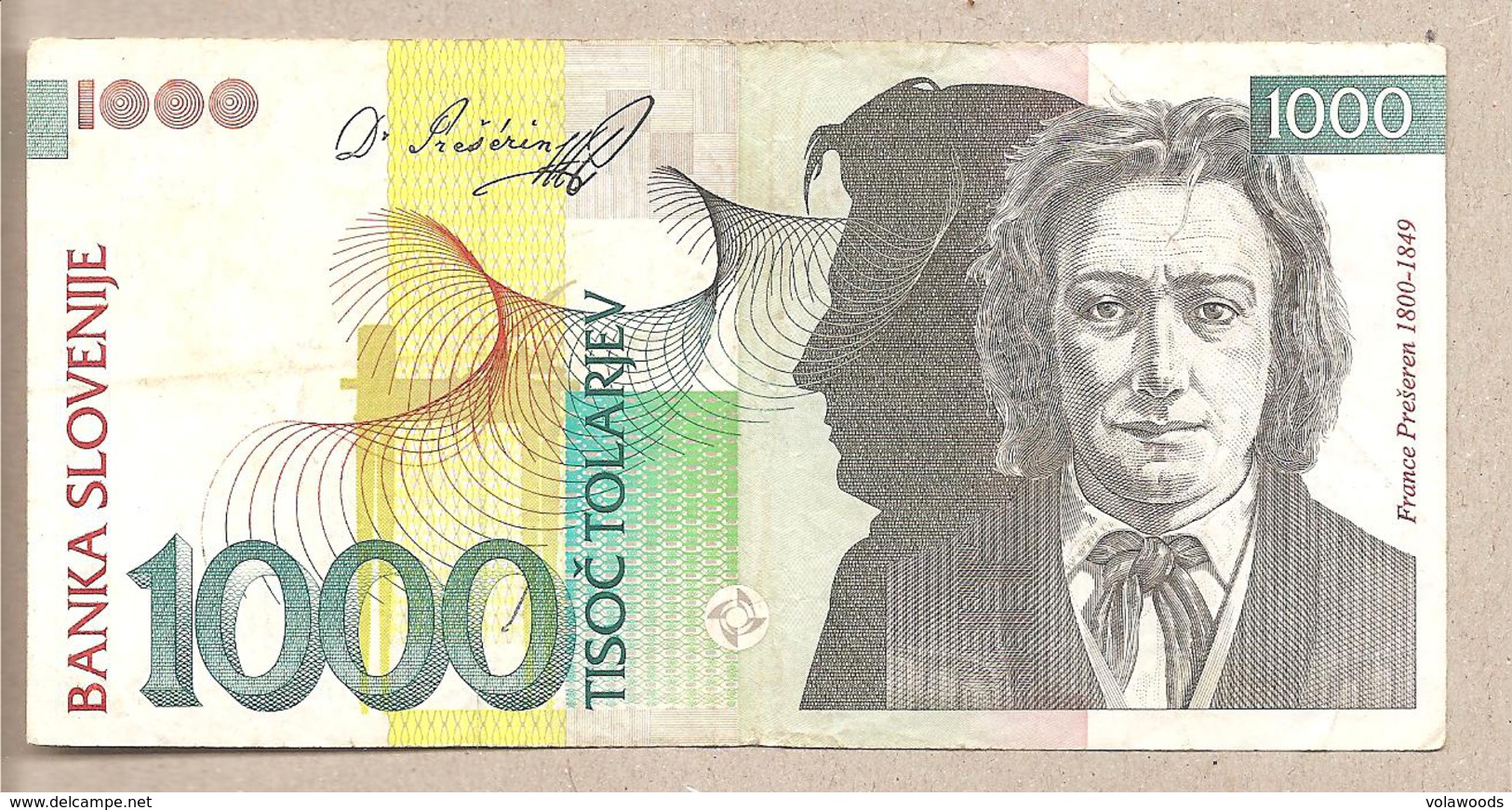 Slovenia - Banconota Circolata Da 1000 Talleri - 1993 - Slovenia