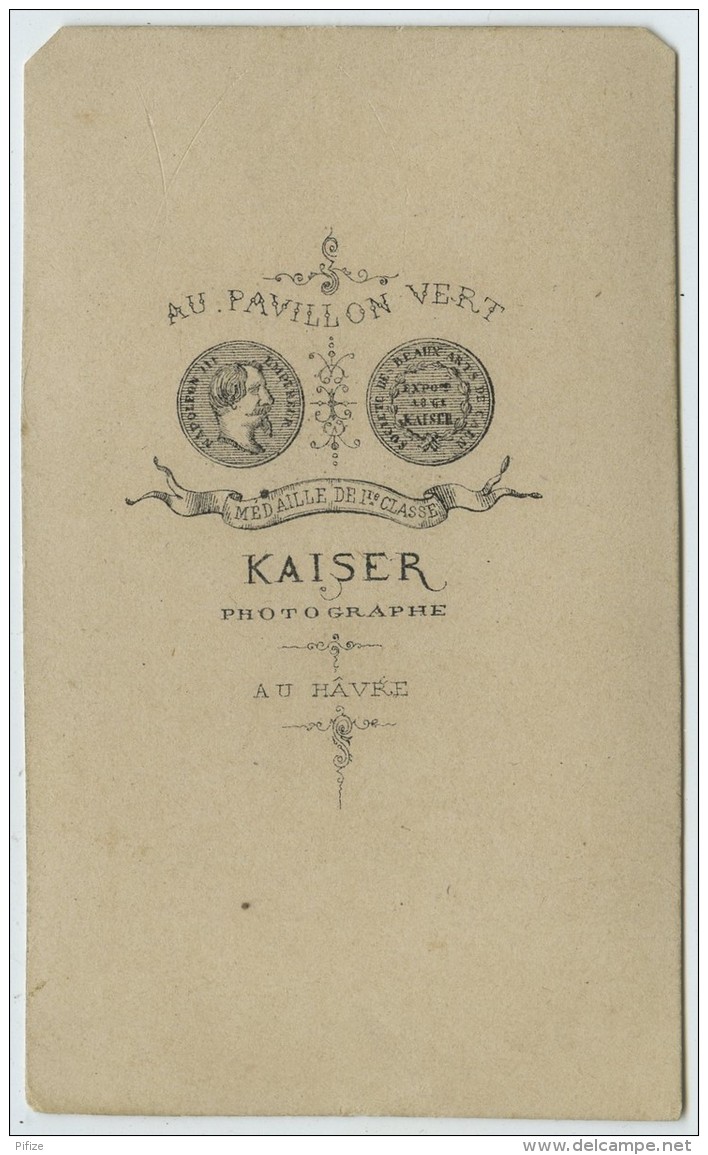 CDV 1860-70 Kaiser Au Havre. Les Phares De La Hève. - Anciennes (Av. 1900)