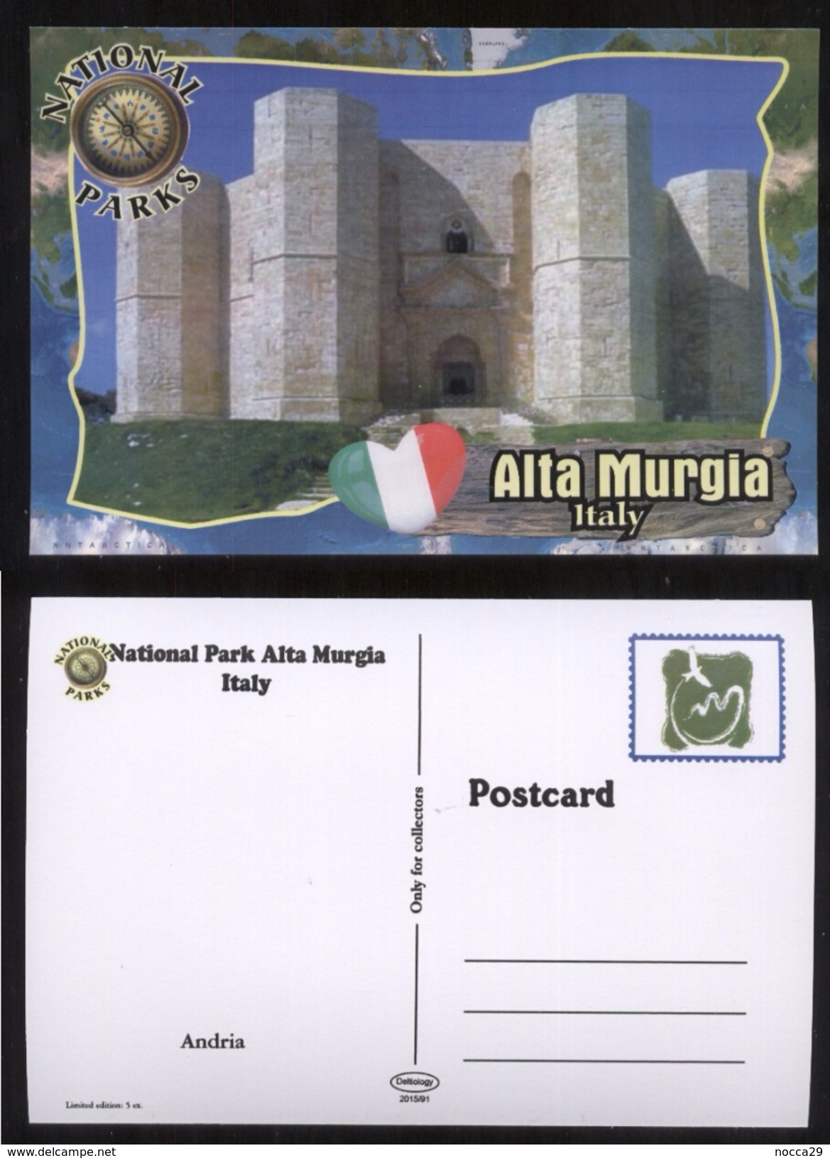 CARTOLINA DI CASTEL DEL MONTE - ANDRIA - EDIZIONE ESTERA - Andria