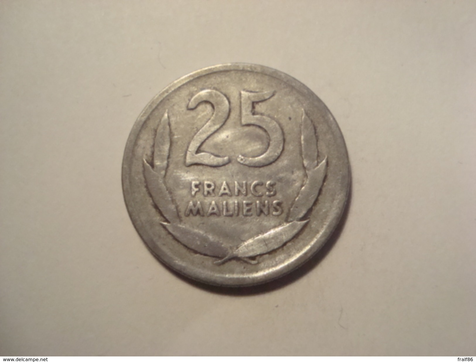 MONNAIE MALI 25 FRANCS 1961 - Mali (1962-1984)