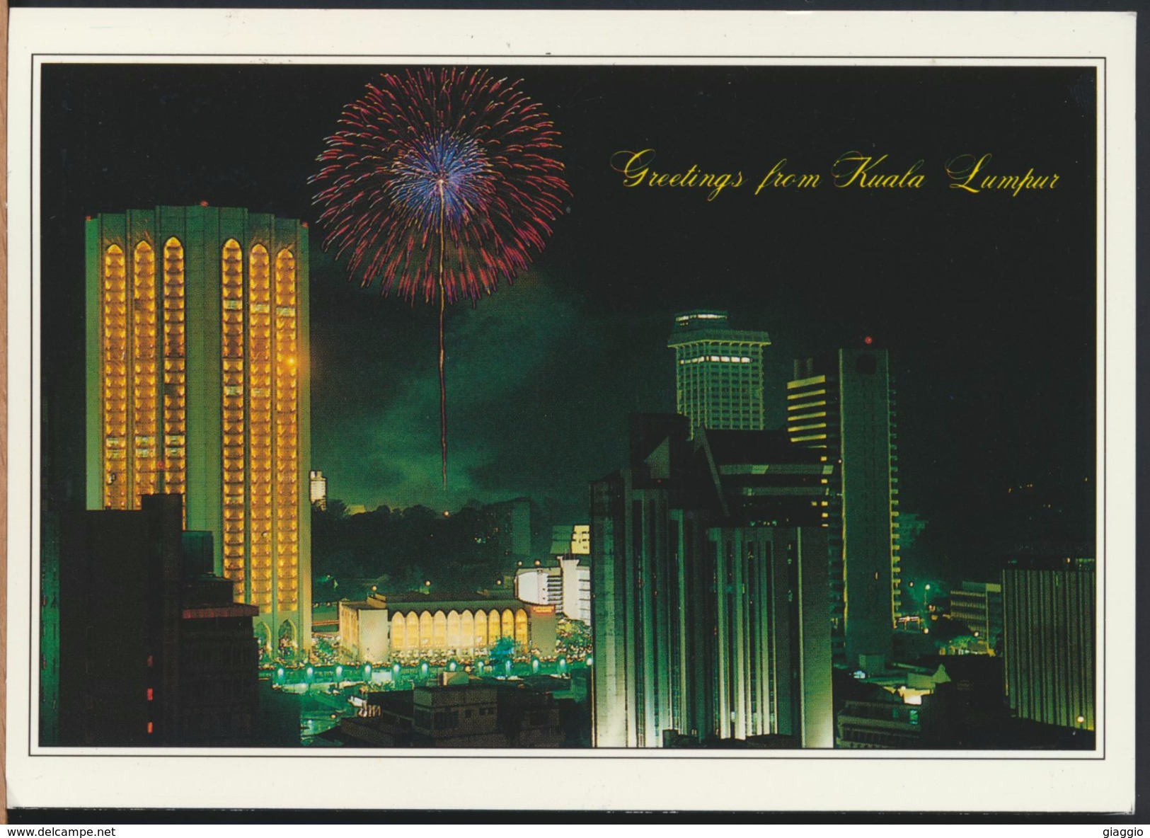 °°° 320 - MALAYSIA - DAYABUMI COMPLEX OF KUALA LUMPUR - 1991 With Stamps °°° - Malesia