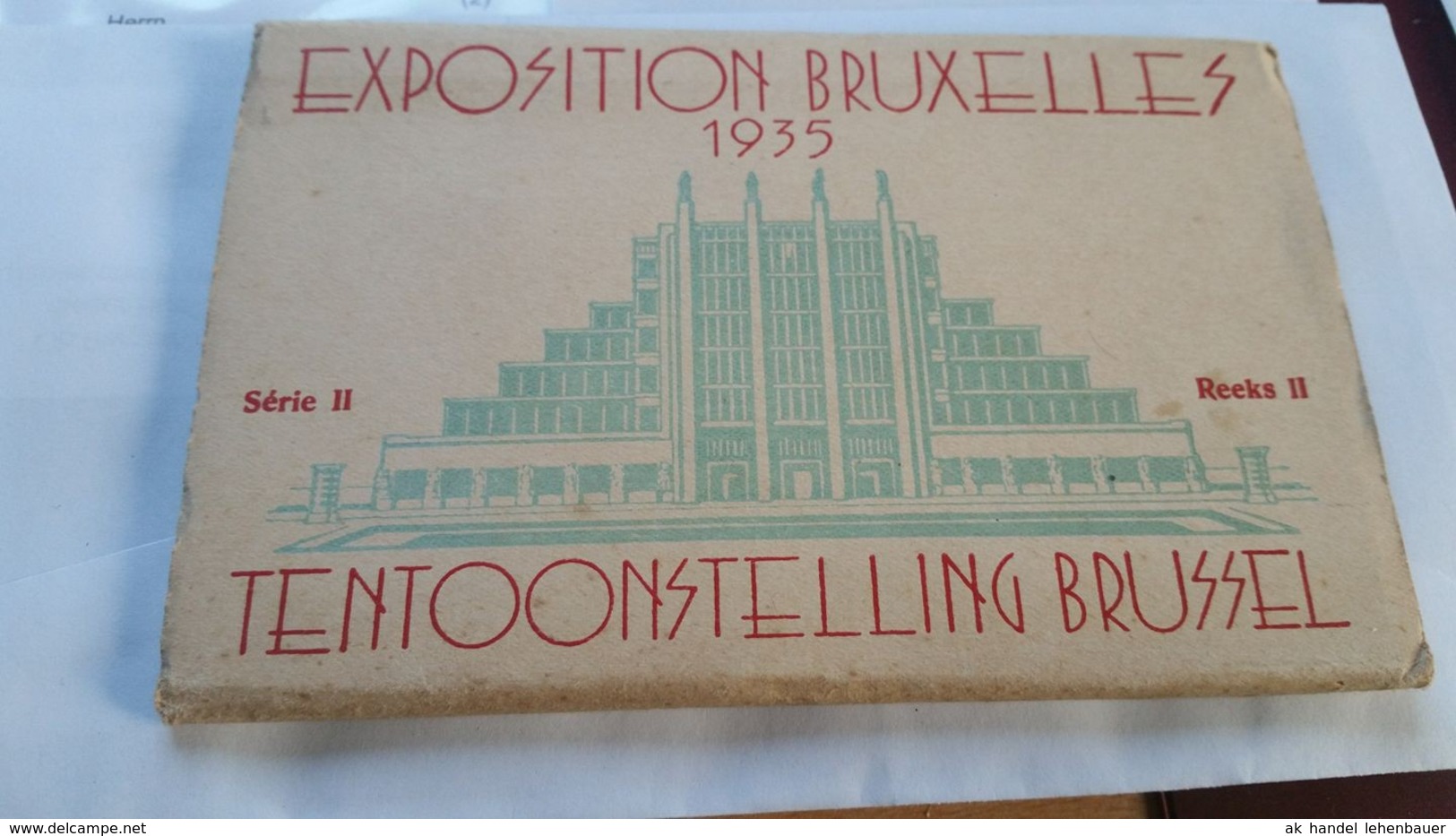 531198,Leporello Exposition Bruxelles 1935 Br&uuml;ssel Tentoonstelling Complete Postcard - Sonstige & Ohne Zuordnung