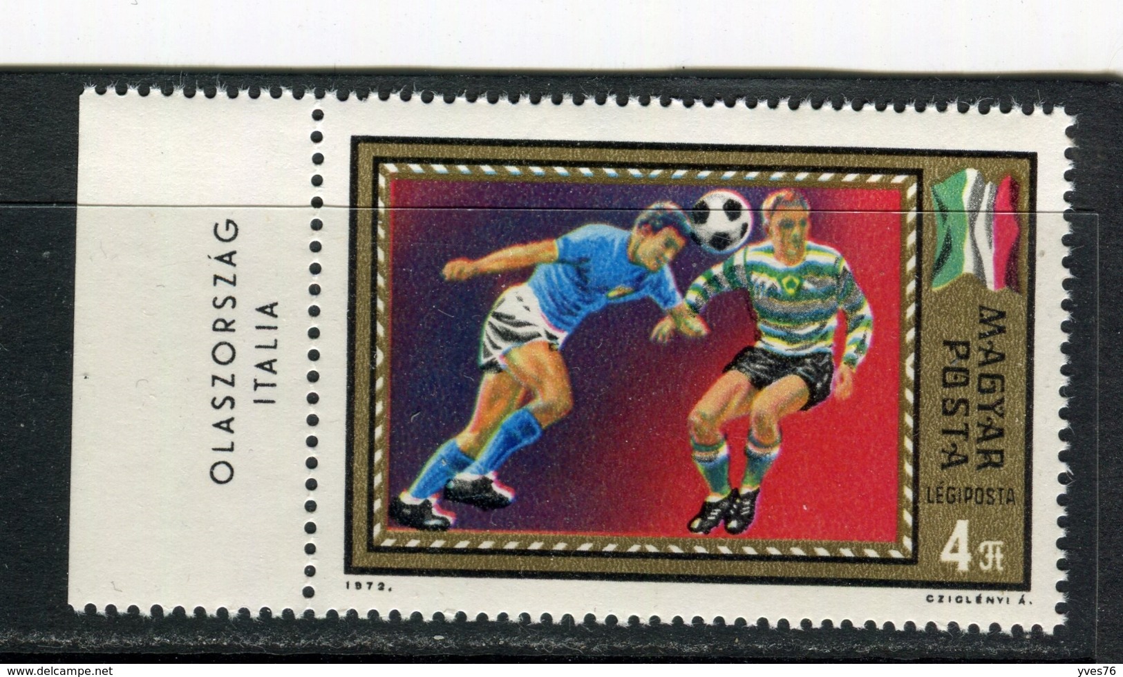 HONGRIE - Y&T Poste Aérienne N° 351** - Championnat D'Europe De Football - Unused Stamps