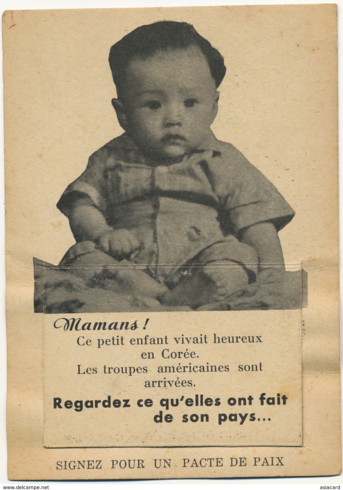 American War Crimes In Korea Call For Peace Union Femmes Française Red Cross,  Sinyju Bombing, Massacre In Anak - Corée Du Sud