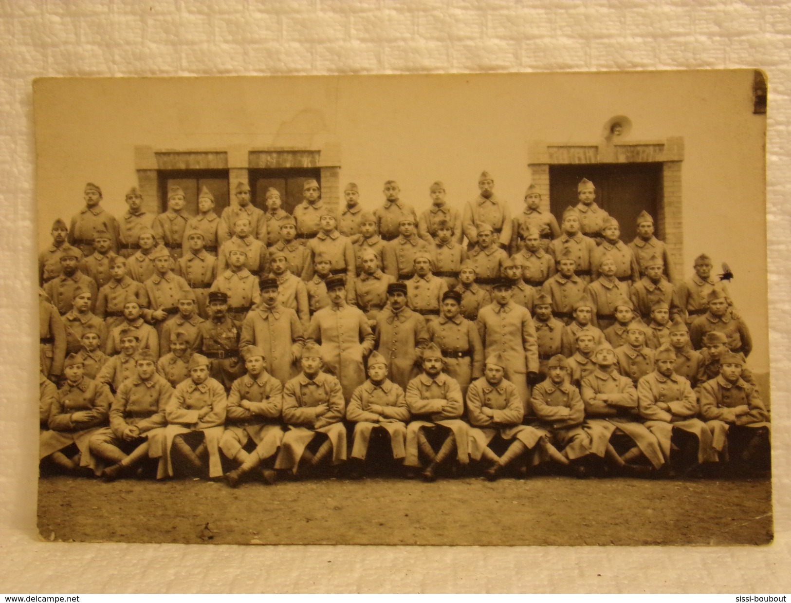 Militaria//Militaire - Très Rare Carte Postale Militaire - Photo De Groupe - Autres & Non Classés