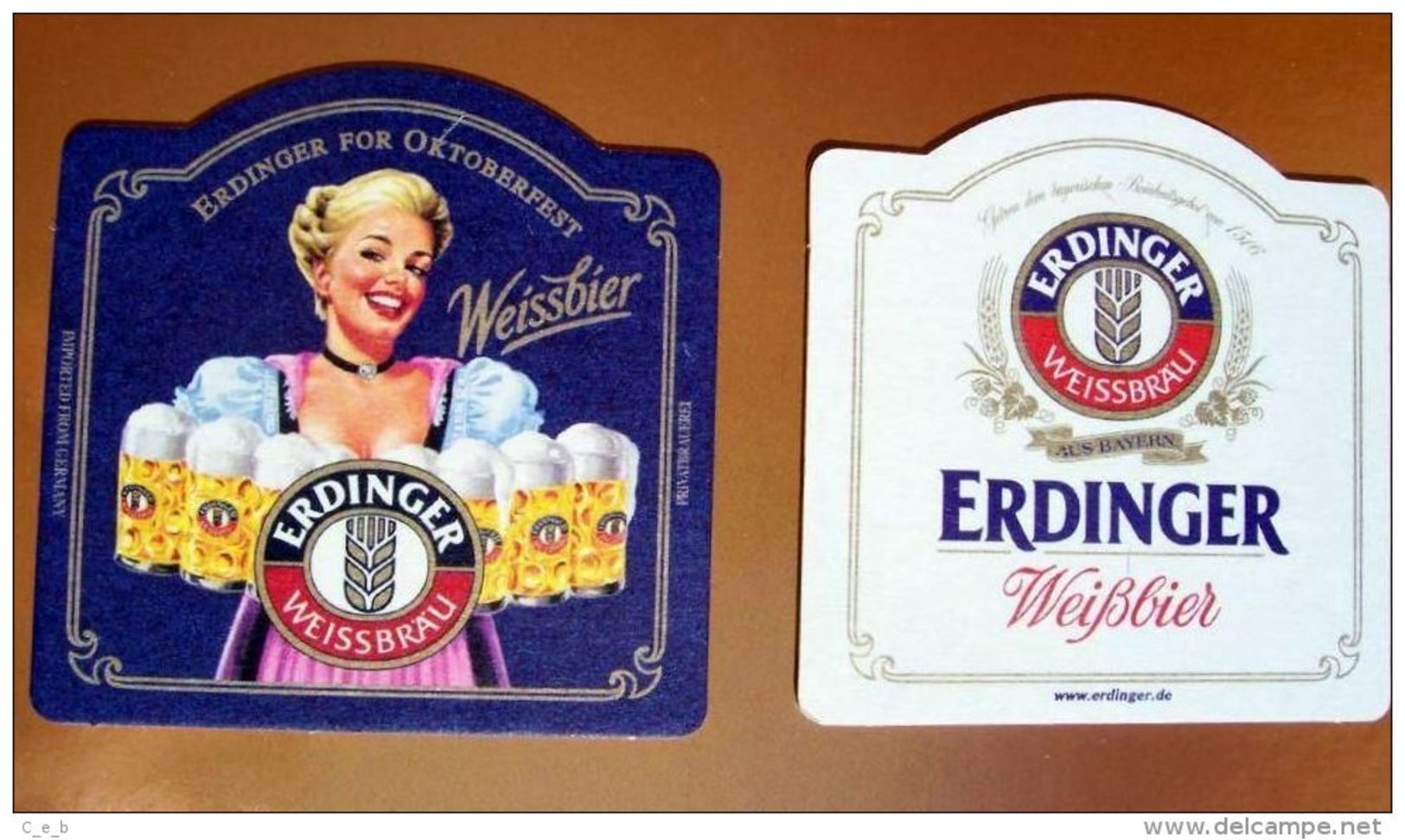 Posavasos Cerveza Erdinger. Oktoberfest. Alemania - Portavasos