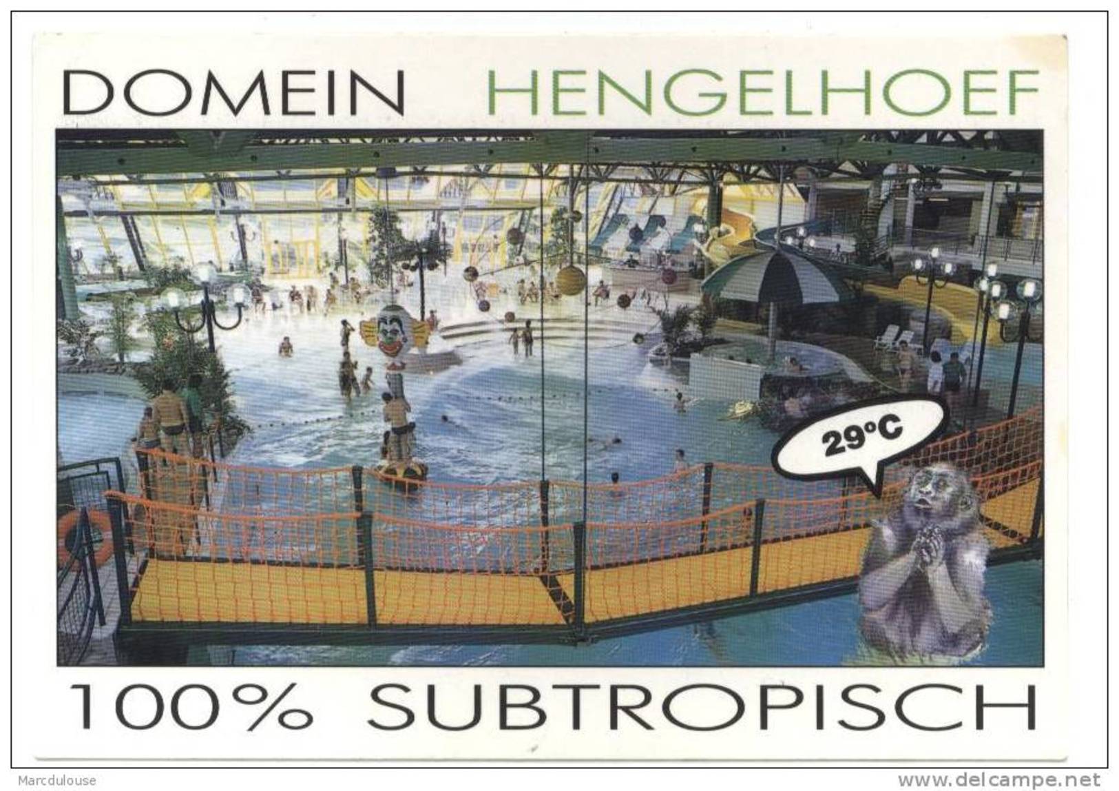 Domein Hengelhoef. Helchteren (Houthalen-Helchteren). Subtropisch Recreatiebad. Piscine Récréative Sub-tropicale. 29 ° C - Houthalen-Helchteren