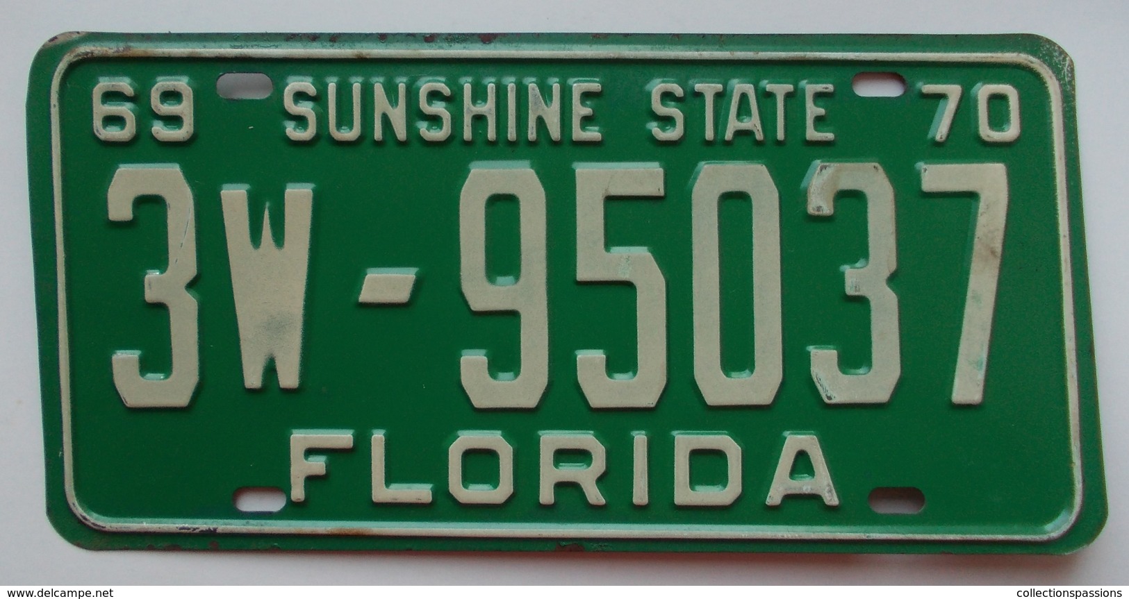 Plaque D'immatriculation - USA - Etat De Floride 1969-70 - - Number Plates