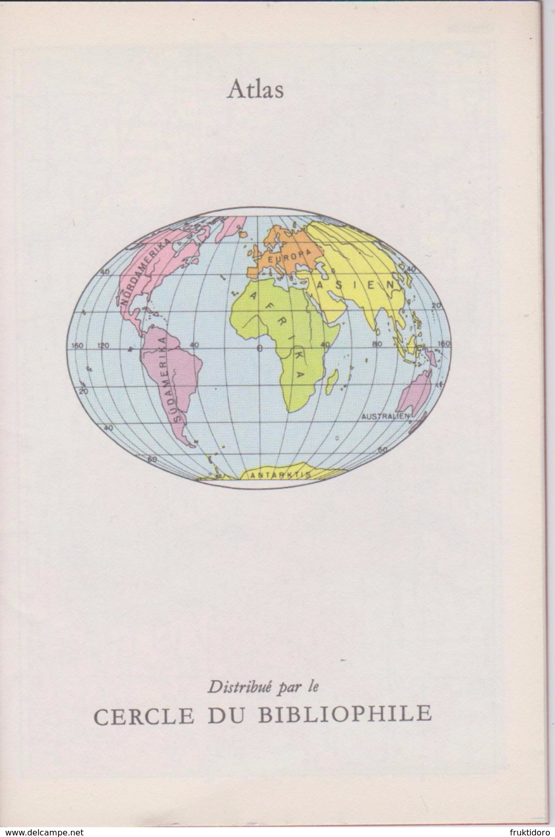 Atlas With Maps From The World - Switzerland - France - Europe - Africa - Asia - Oceania - Americas - Geographical Maps