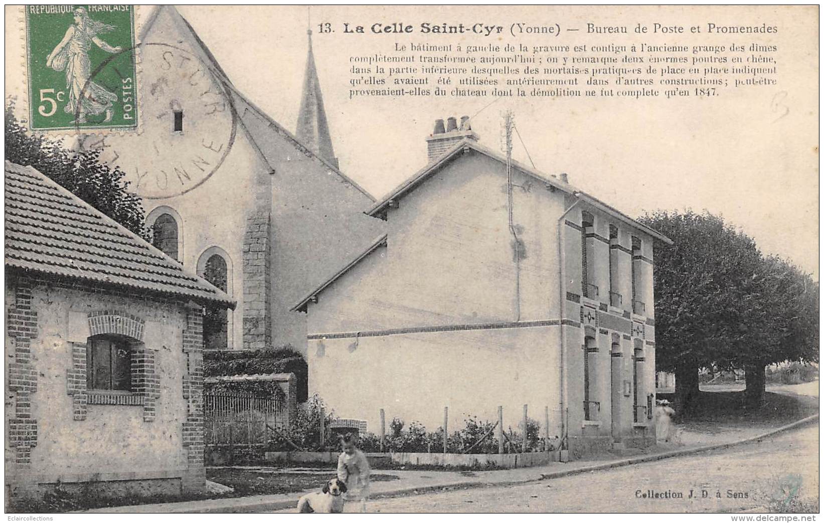 La Celle Saint Cyr      89       Bureau De Poste - Other & Unclassified