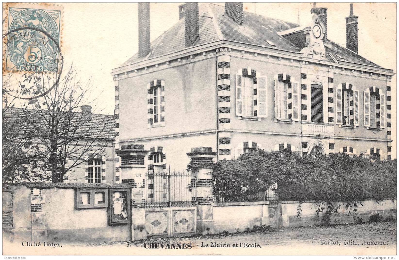 Chevannes      89       Mairie. Ecole - Other & Unclassified