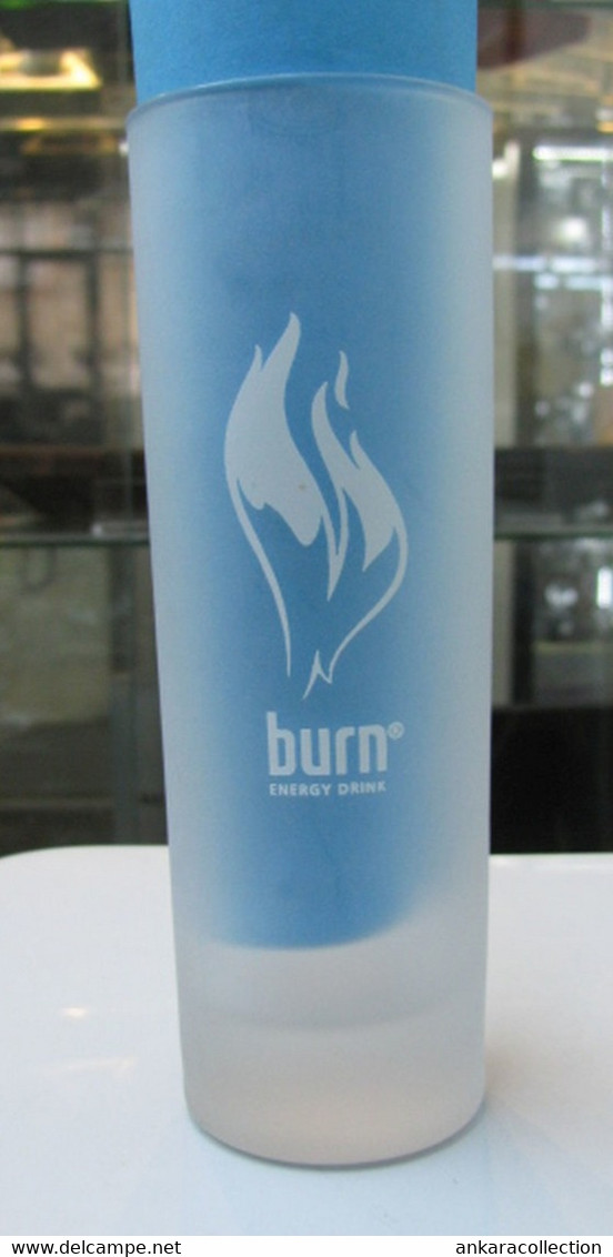 AC - ENERGY DRINK - BURN ENERGY DRINK GLASS FROSTED GLASS FROM TURKEY - Sonstige & Ohne Zuordnung