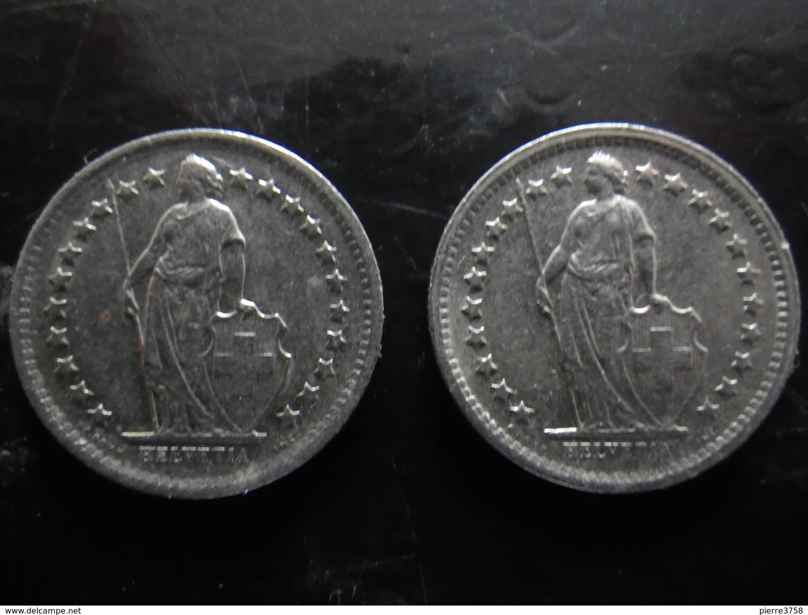 Cinquante Centimes Suisse 1969 (2 Piéces) 1900 B (1 Piéce) - Autres & Non Classés