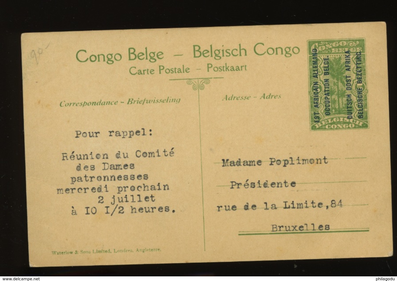 Carte Postale 32  Est Africain Allemand   Le Kagera - Lettres & Documents