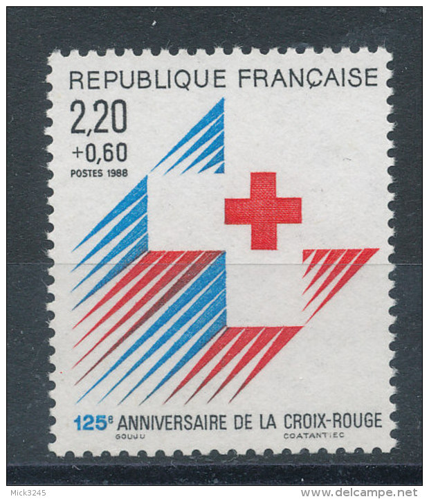 2555** Croix Rouge - Unused Stamps