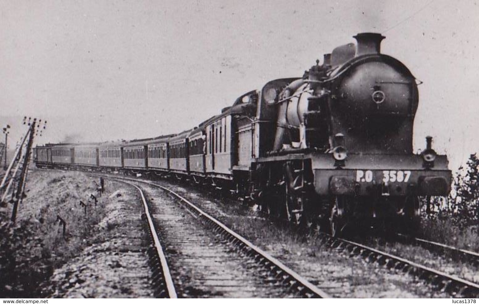 TRES BELLE PHOTO / PYRENEES COTE D ARGENT VERS 1930 / PO 3587 - Trains