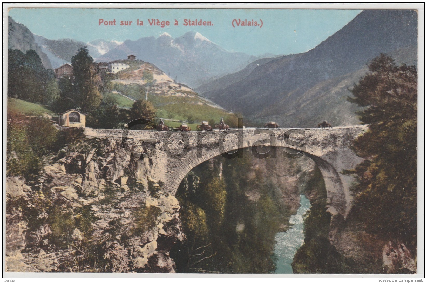 Switzerland - Pont Sur La Viege A Stalden - Stalden