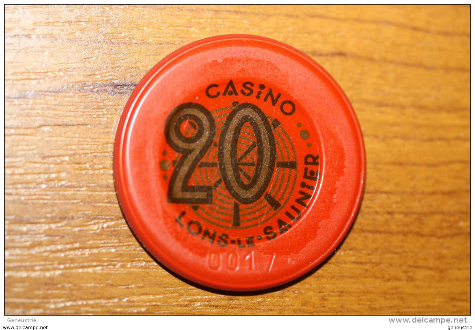Jeton De 20 Francs "Casino De Lons-le-Saunier" Casino Token - Casino