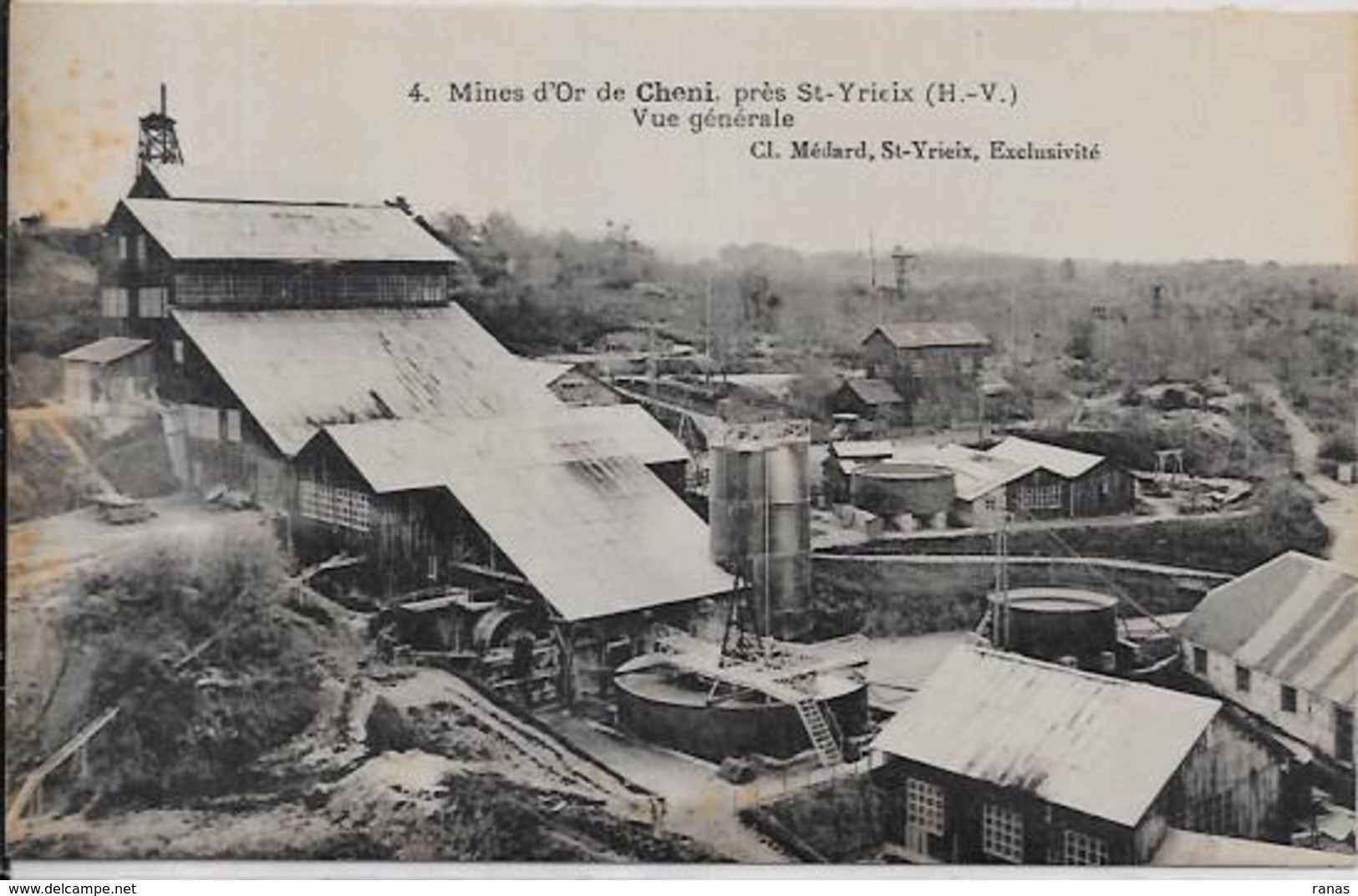 CPA Or Mines D'or Saint Yrieix Métier CHENI Non Circulé - Saint Yrieix La Perche