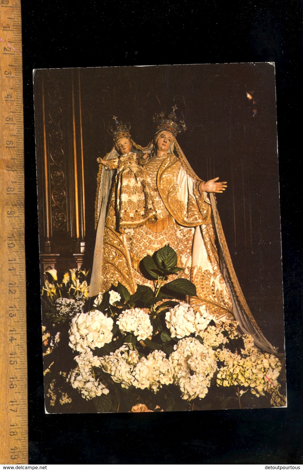 BONSECOURS Seine Maritime 76 : La Vierge De Notre Dame  1974  Enfant Jesus Virgin - Bonsecours