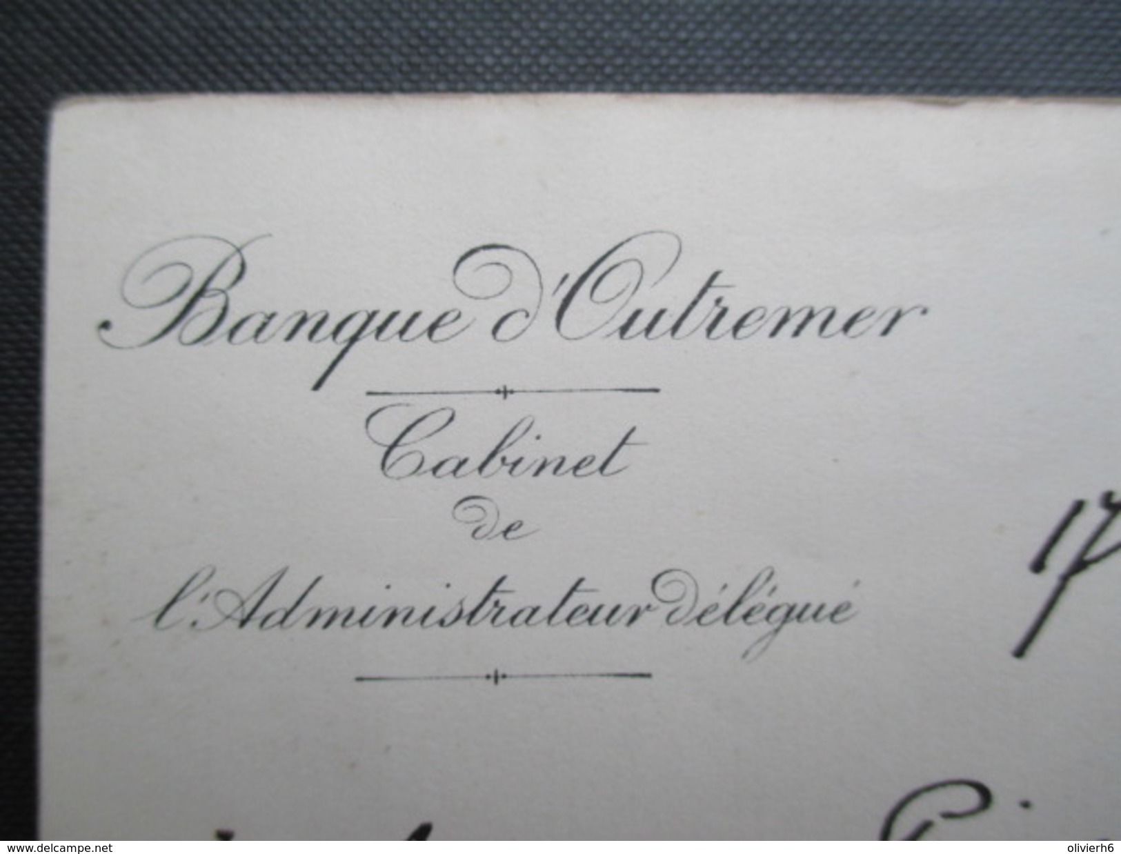VP BELGIQUE (V1618) BRUXELLES (4 Vues) BANQUE D'OUTREMER Cabinet De L'administrateur Délégué - 13, Rue De BREDERODE - Bank & Insurance