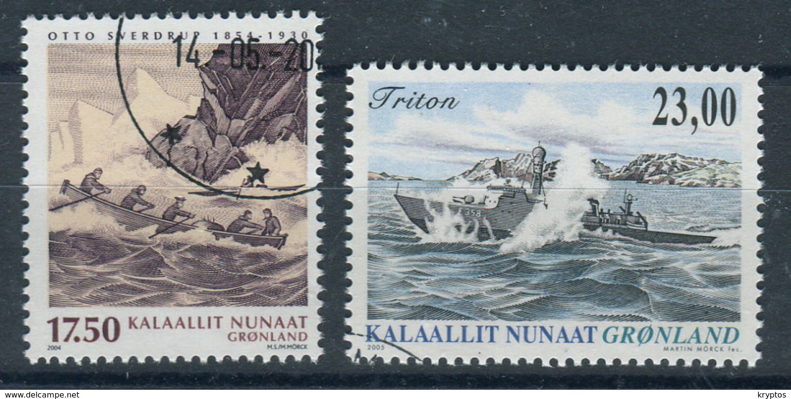 Greenland 2004-05. 2 Stamps - Oblitérés