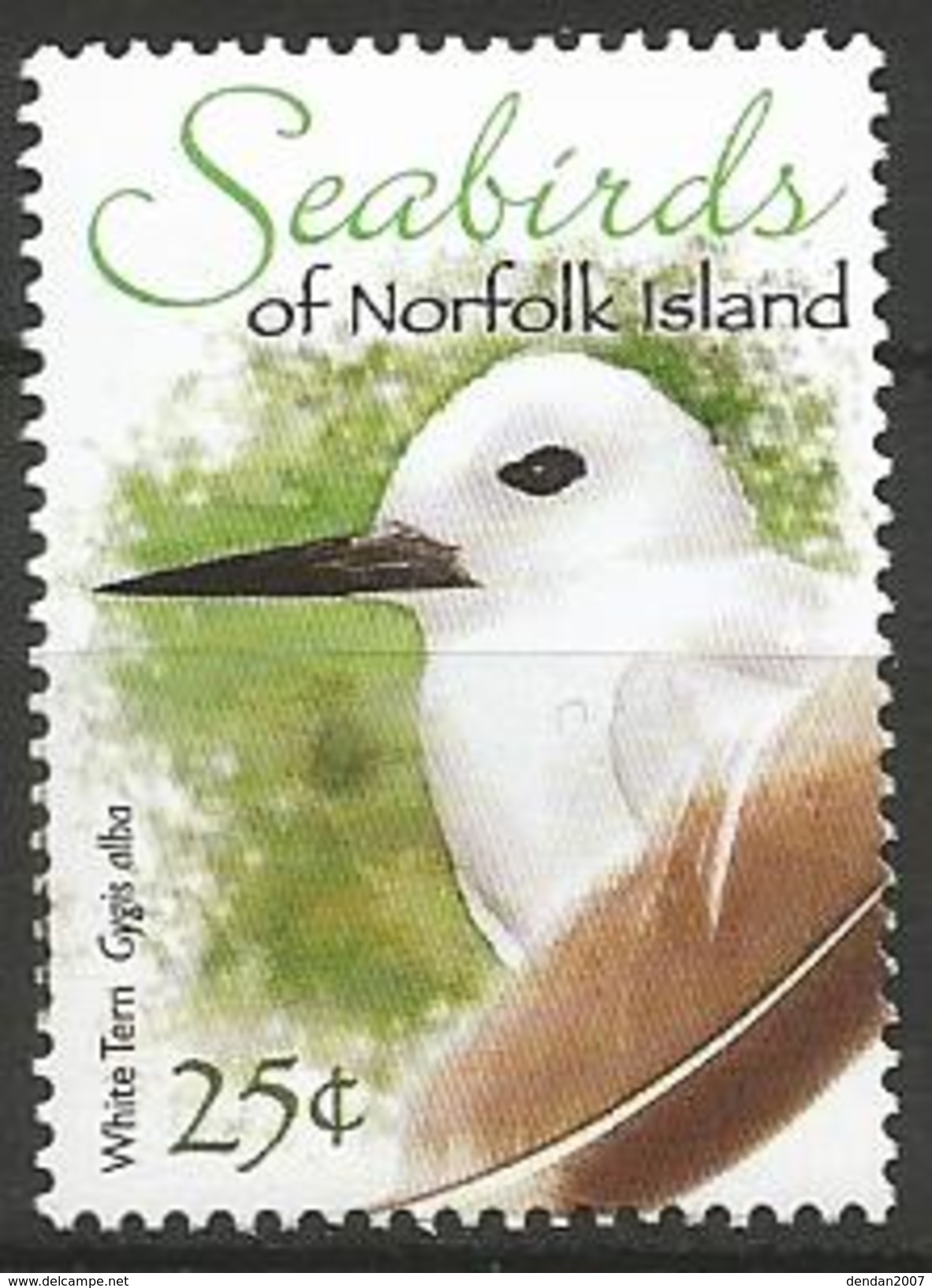 Norfolk Island - MNH - Family GULLS, TERNS And SKIMMERS - White Tern (Gygis Alba) - Seagulls