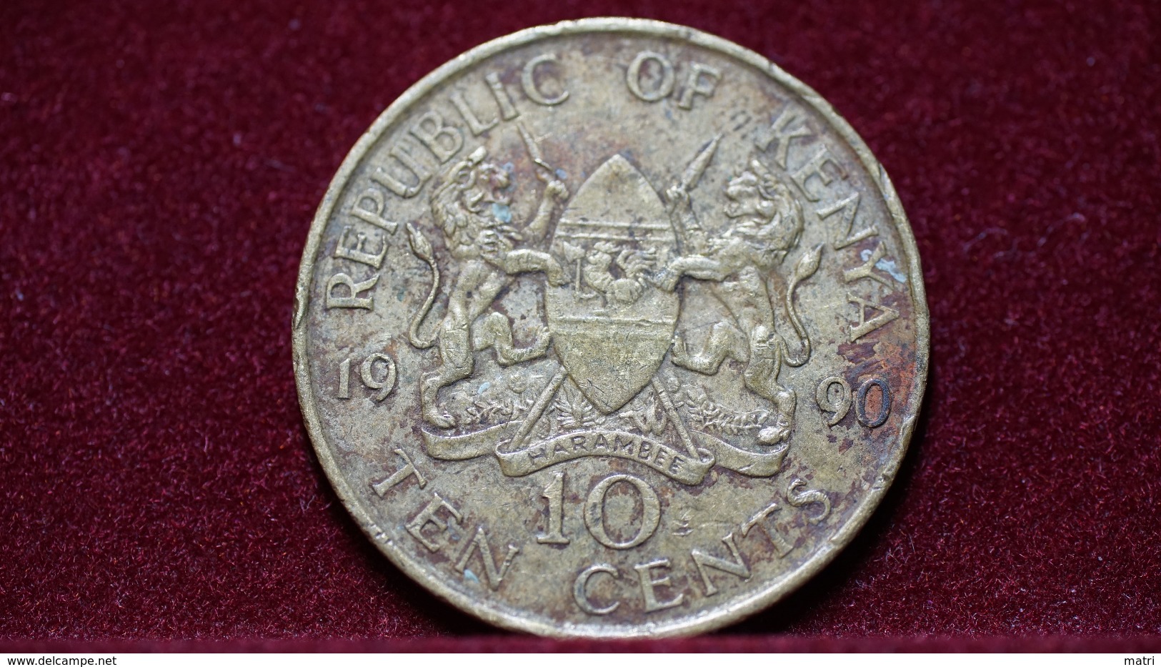 Kenya 10 Cents 1990 Km#18. (inv854) - Kenya