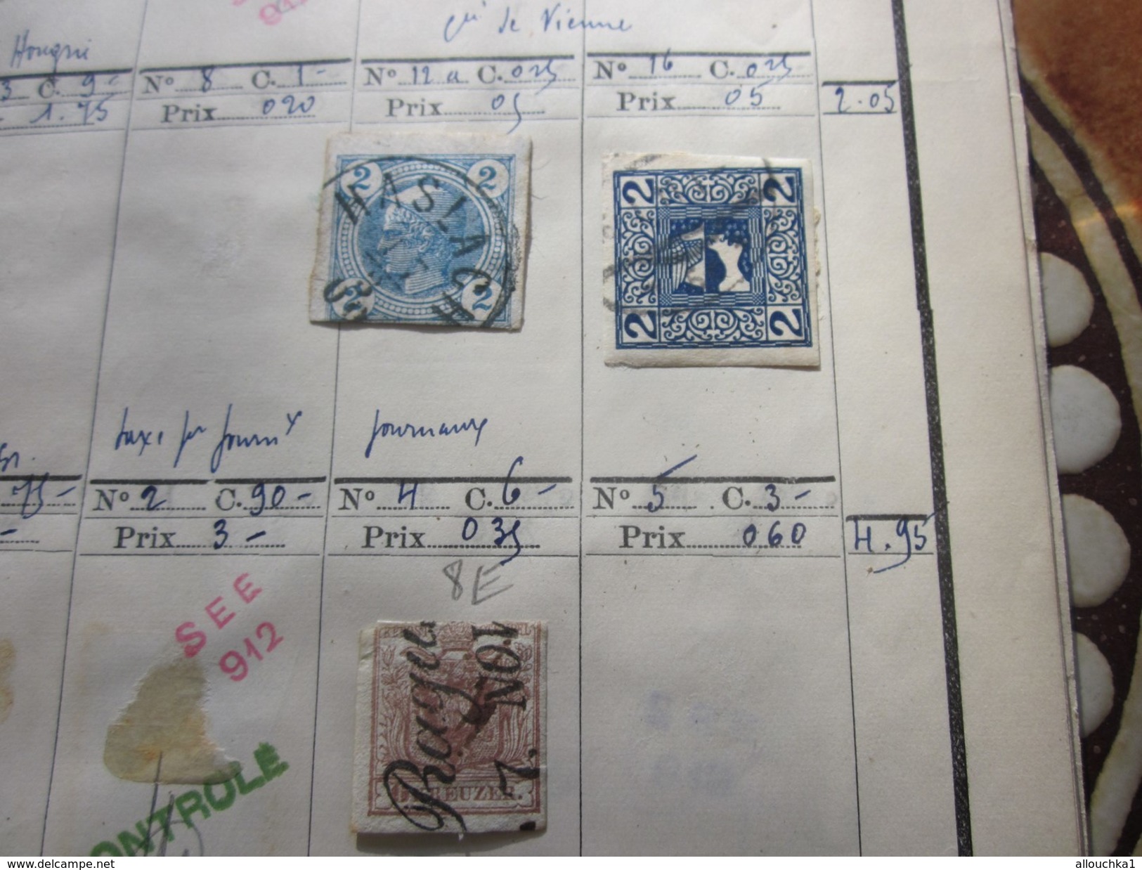 142 Timbres > Europe> Autriche >Österreich Collections dans carnet 188 Faire défiler scanns Cotes en Francs cotation1980