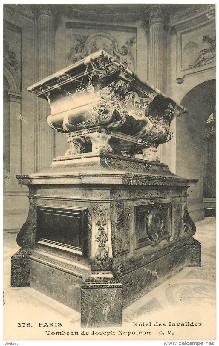 TOMBEAU DE JOSEPH NAPOLEON     LES INVALIDES - Histoire