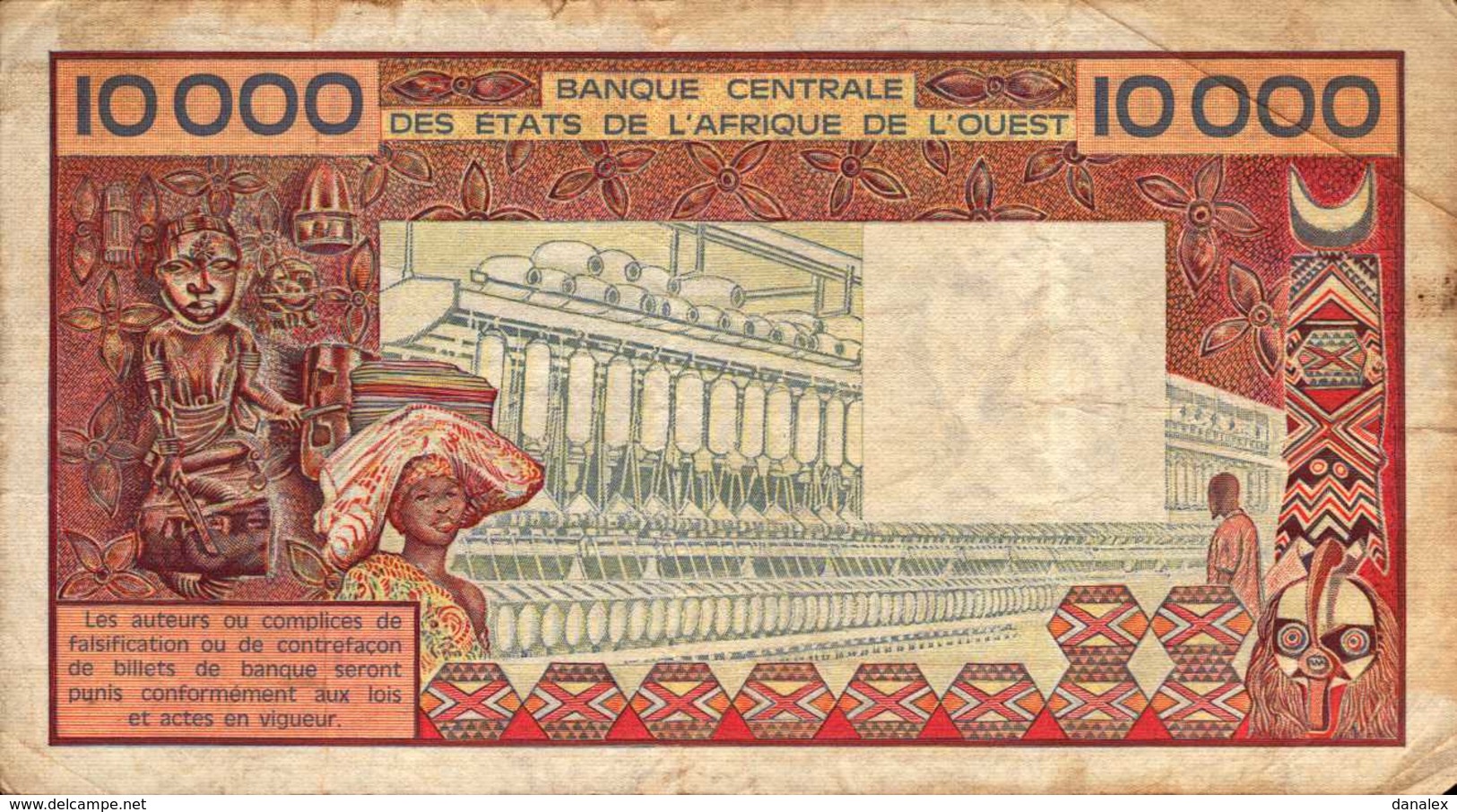 NIGER  10000 FRANCS Du 1989  Pick 609i - Niger