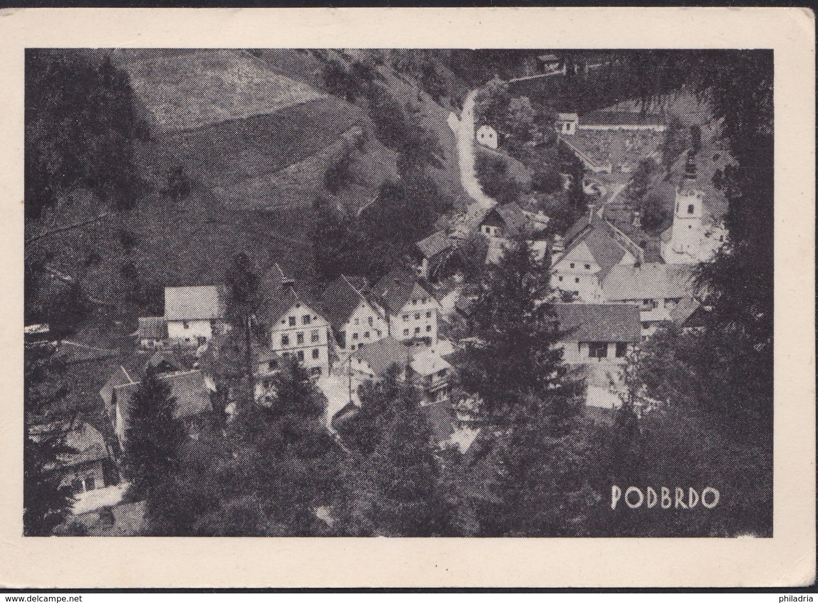 Podbrdo, Mailed In 1954 - Slovenië