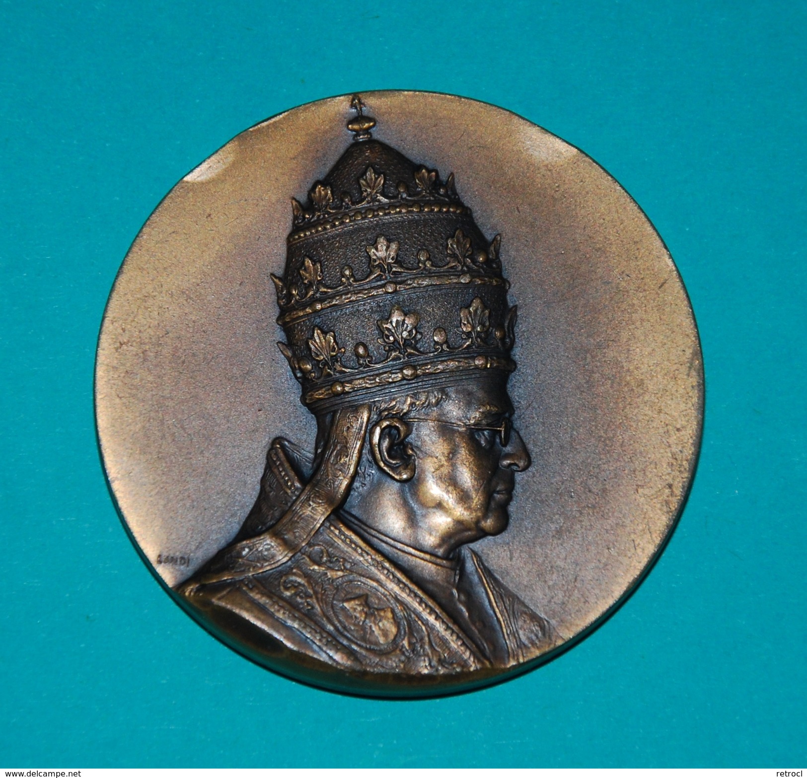 Medal 1929 - Seminario Pio XI A Venegono, By Landi - Royal/Of Nobility