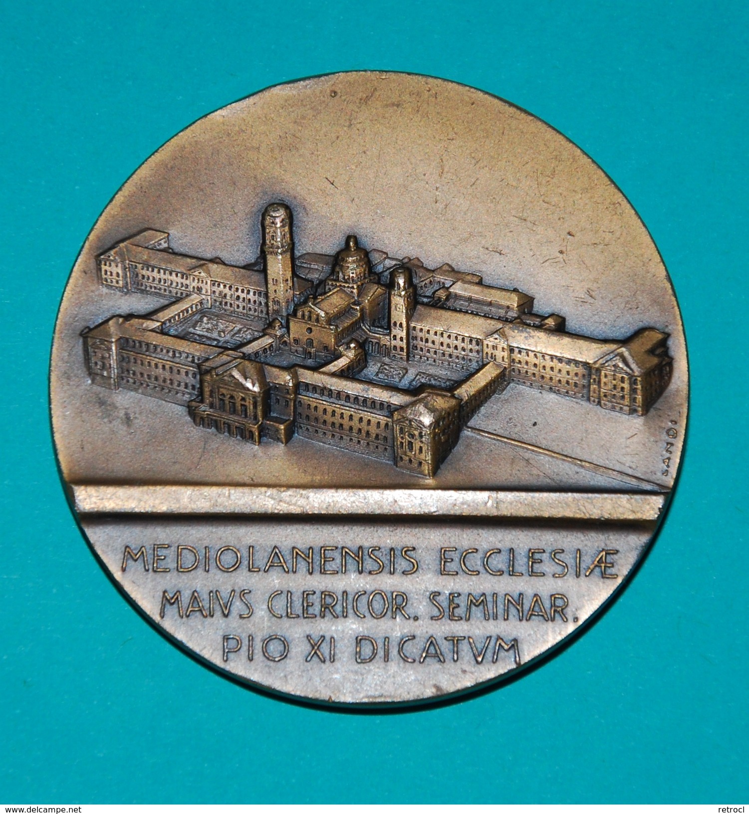 Medal 1929 - Seminario Pio XI A Venegono, By Landi - Adel