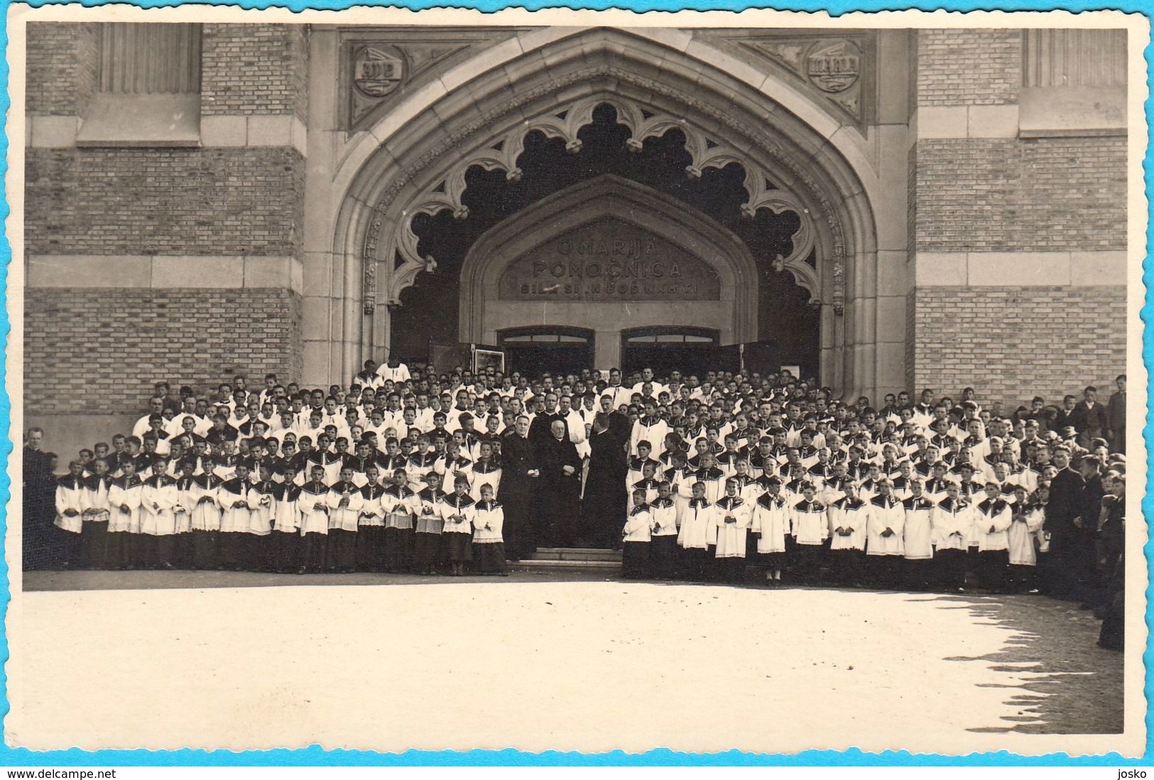 LJUBLJANA - 1938. Kongres Ministranata ( Slovenia ) Not Travelled * Real Photo * Altar Congress Autel Altare Religion - Slovenia