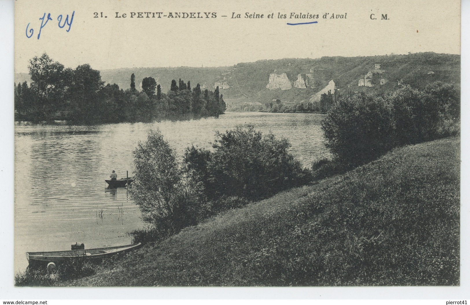 LES ANDELYS - PETIT ANDELY - La Seine Et Les Falaises D' Aval - Les Andelys