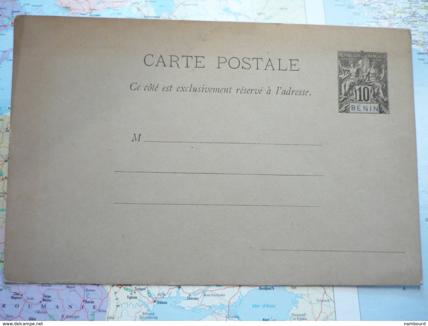 Carte Postale Benin 10 C - Other & Unclassified